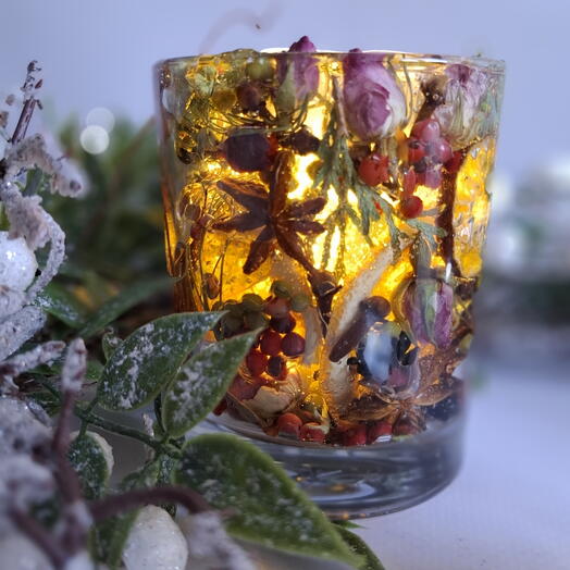 Гелевый подсвечник