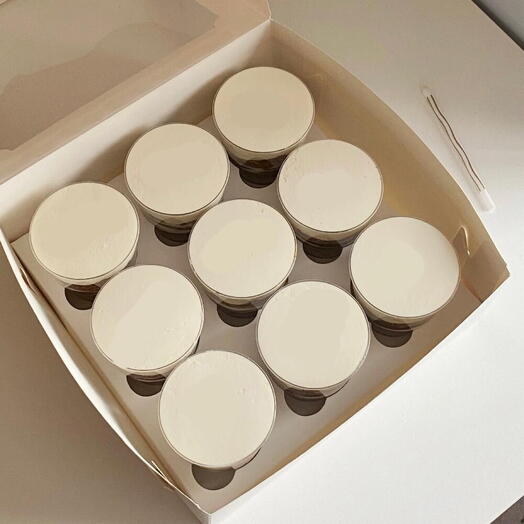 Торт в стакане 9 шт | cake to go | ТРАЙФЛЫ | С ВАШЕЙ НАДПИСЬЮ, ФОТО, КАРТИНКОЙ