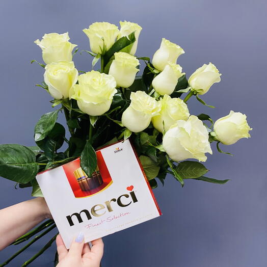 Белые розы с мерси1