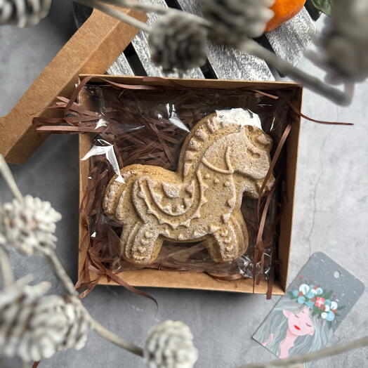 Печатный пряник лошадка - символ года