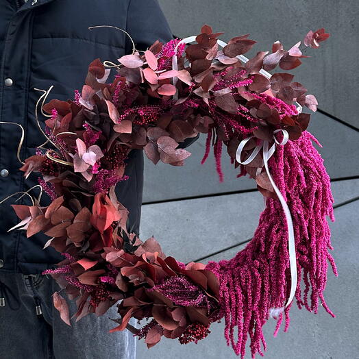WREATH | WIENIEC Made from natural plants, which retains its freshness for a long time
