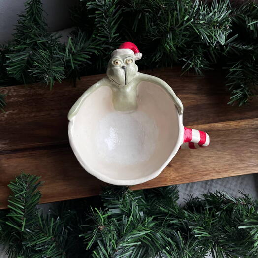 Кружка керамическая "Гринч"