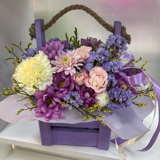 Композиция в сиреневом цвете