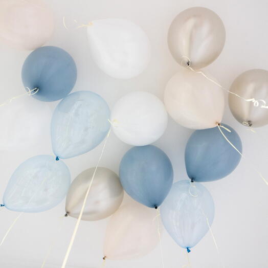 Воздушные шары под потолок «Туман» | 14 шаров