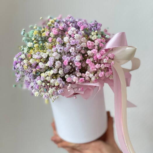 Милая гипсофила в коробочке 🎀