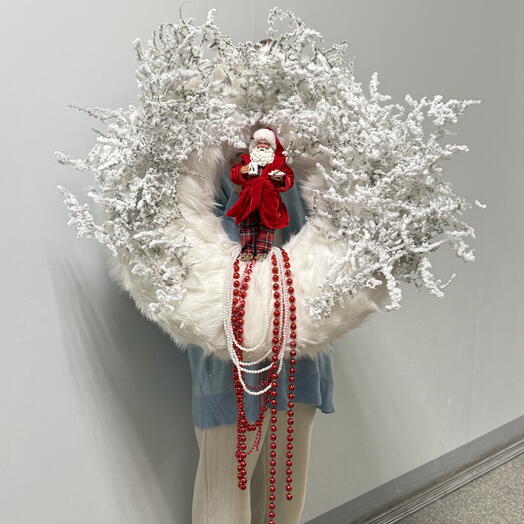 Рождественский венок «Санта» xxl