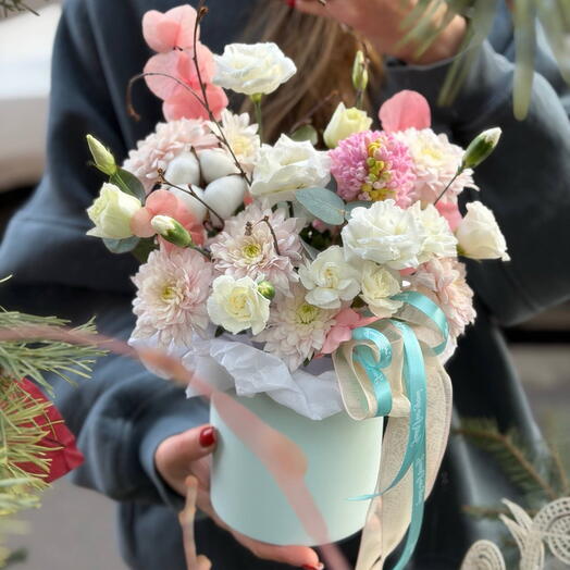 Нежная композиция с гиацинтом