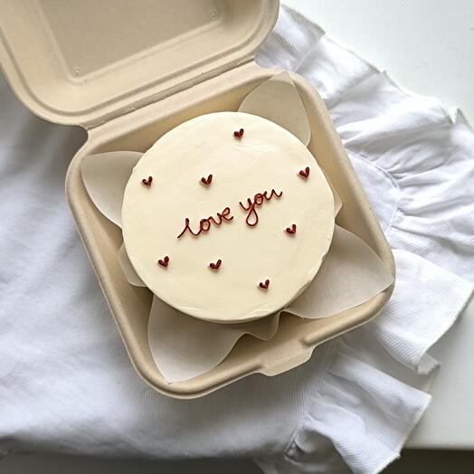 Бенто-торт для любимых "love you"