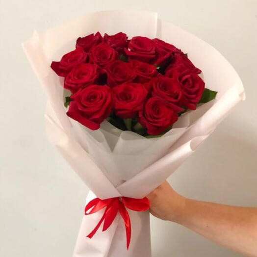 Букет из красных роз ред Наоми 💐
