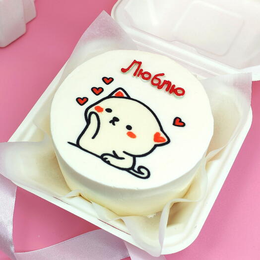 Бенто торт "Люблю". Подарок любимому человеку