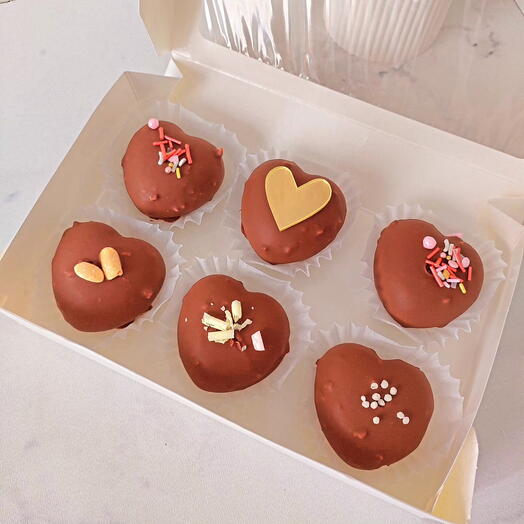 Чизкейки с ягодной начинкой в шоколаде ♥️ в подарок любимым