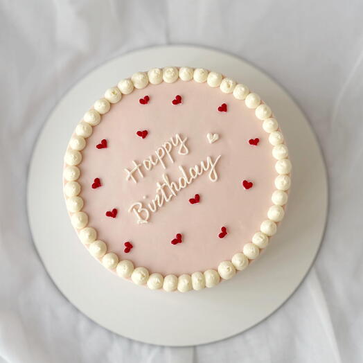 Торт Happy Birthday для девушки