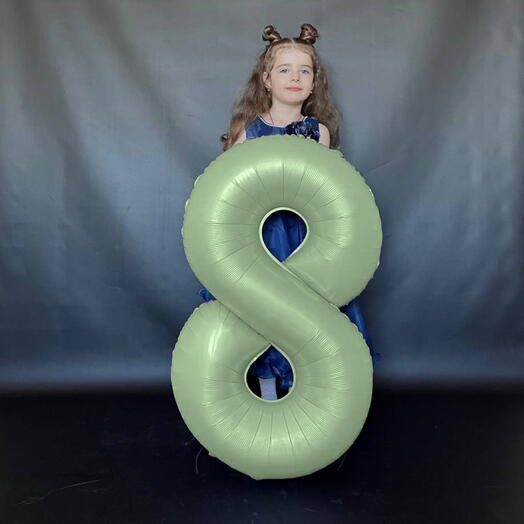 Шар Цифра олива 8