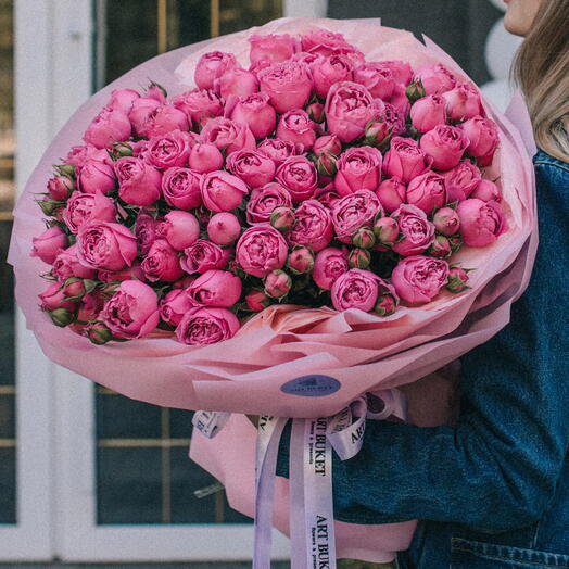 21 пионовидная кустовая роза "Misty Bubbles