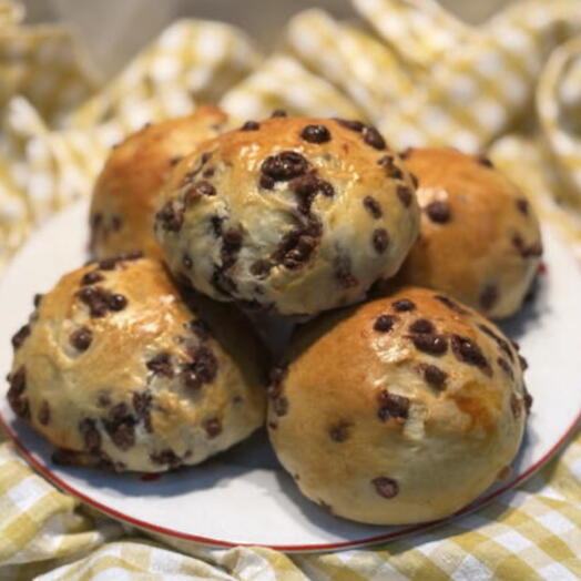Булочки с молочным шоколадом, 5 шт