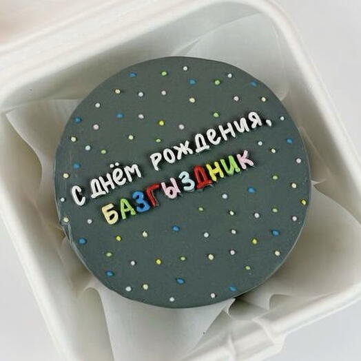 Бенто торт смешной на день рождения "С ДР"