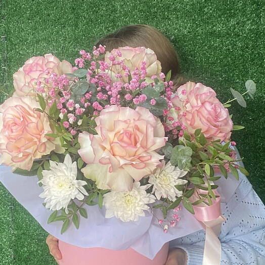Цветы в коробке