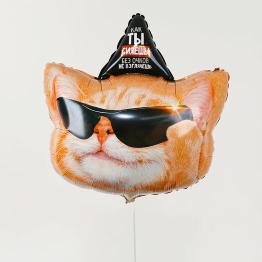 Воздушный шар Кот рыжий