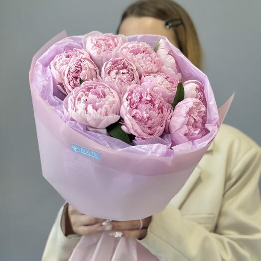 11 махровых пионов Сара Бернар для любимой 🥰