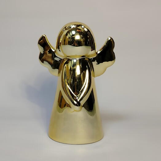 Статуэтка "Ангел" золотой на Пасху декор