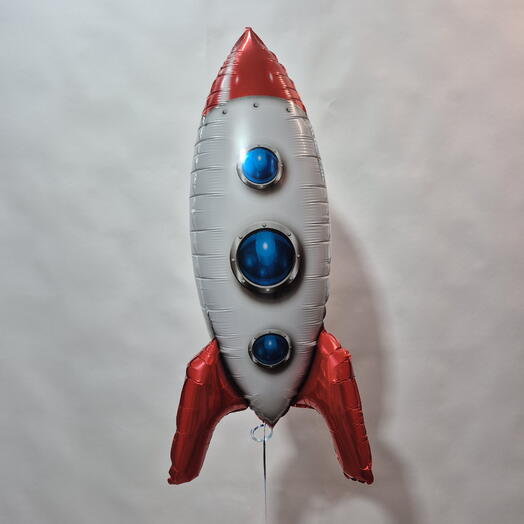 Шар Фигура, 3D Ракета, Красный