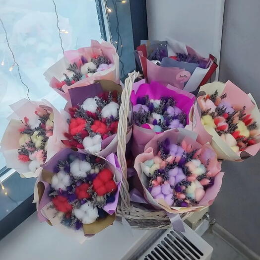Корпаративне букеты с сухоцветами 😍Вечный букет 💐 8 букетов с сухоцветами Последний звонок Букет на выпускной Дофаминовый букет