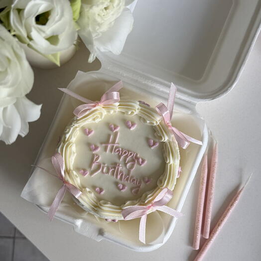 Бенто торт HAPPY BIRTHDAY 🥳 ️💗💖