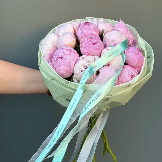 Пионы зефирки 15 шт