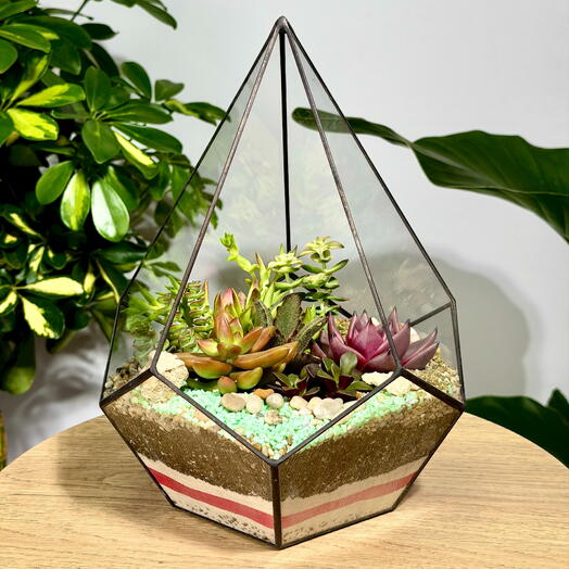 Florarium "Drop" average H24cm