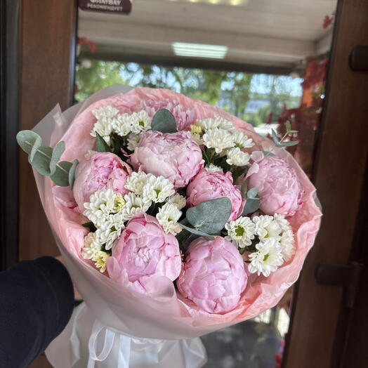 💕Букет с пионами 💕