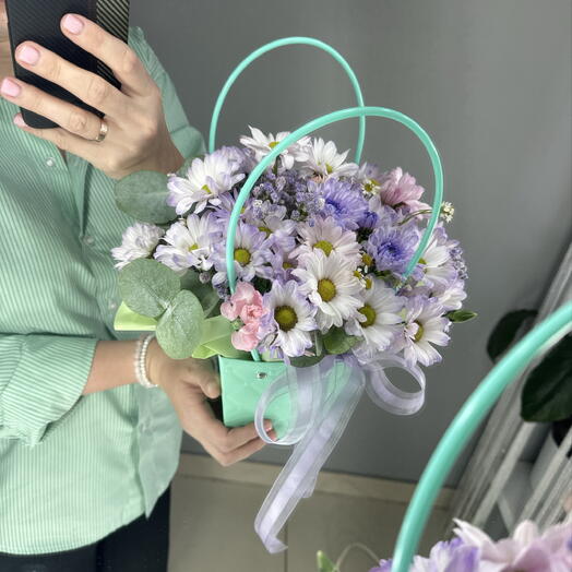 Комплимент из ромашек