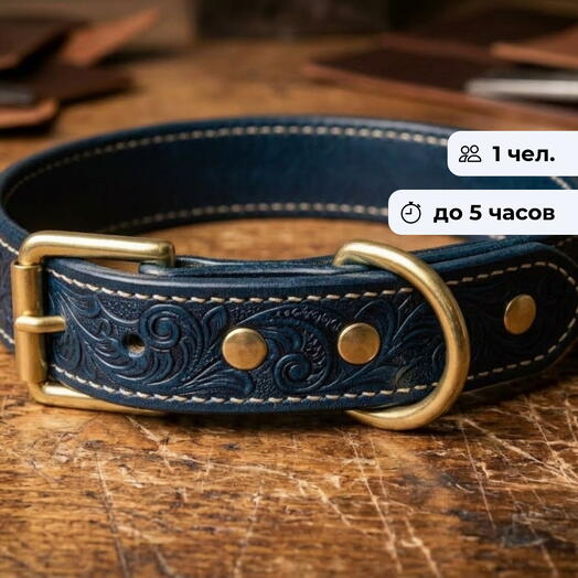 Знак заботы. Мастер-класс по изготовлению кожаного ошейника для собаки