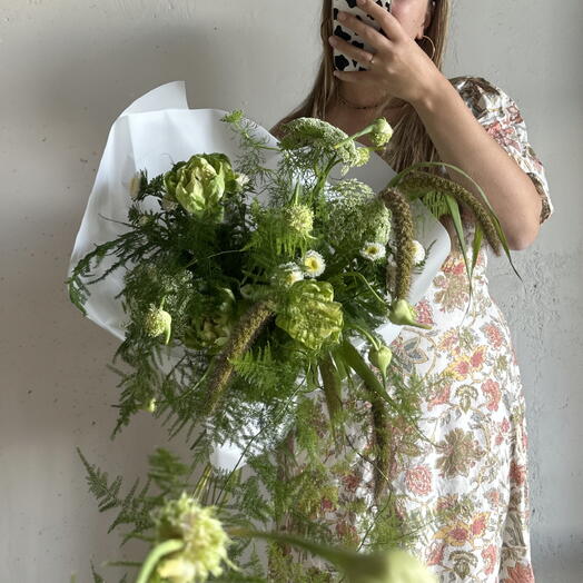 Букет зеленый «Чупакандра» 💚