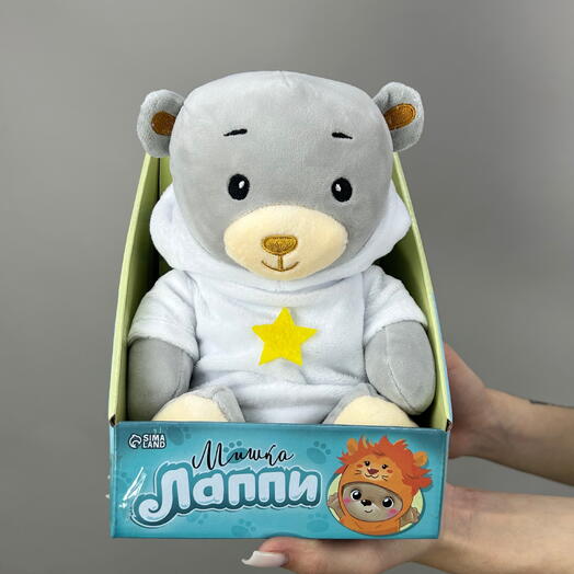 Мягкая игрушка Мишка Лаппи со звездочкой