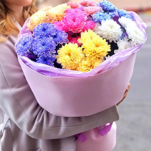 Букет из кустовой хризантемы 💕🌼🥰