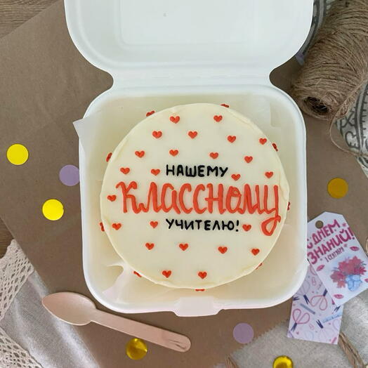 💕Бенто-торт на подарок для любимого учителя