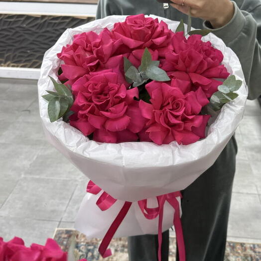Букет шикарных французских роз 🌸