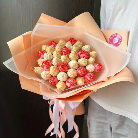Букет « Сливочный» 500гр 🍓🍫