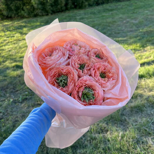 Пионовидные розы 🌸в осенней гамме