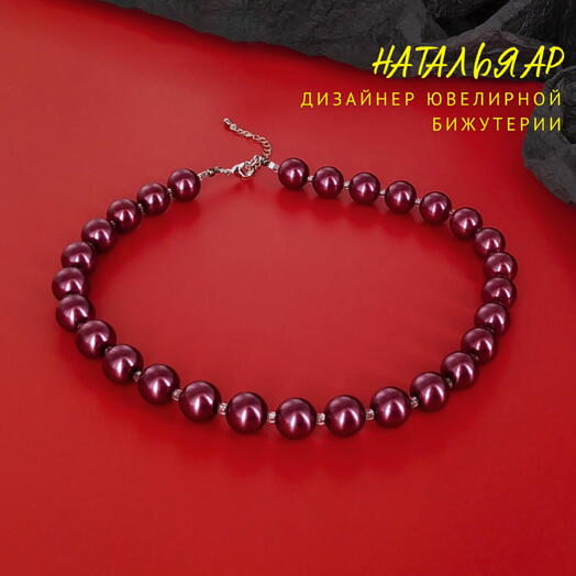 Дизайнерская бижутерия Авторское украшение на шею Колье Ожерелье Чокер Бусы Подарок любимой женщине на день рождения🌷