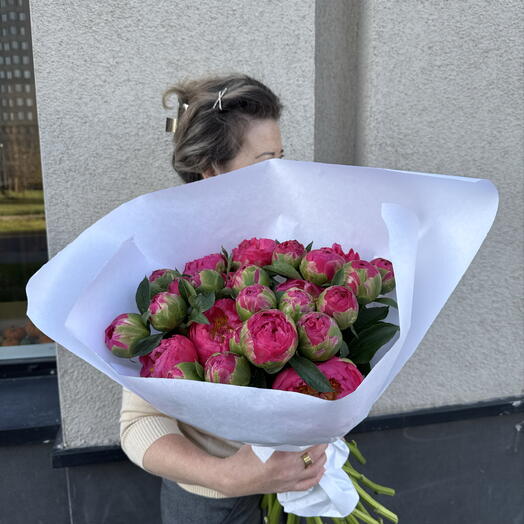 ТОП Букет из 25 пионов 💞💞💞💞