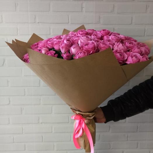 Large bouquet of 75 roses