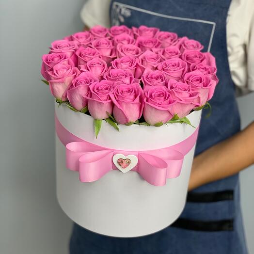 Roses in a box \ 29pcs