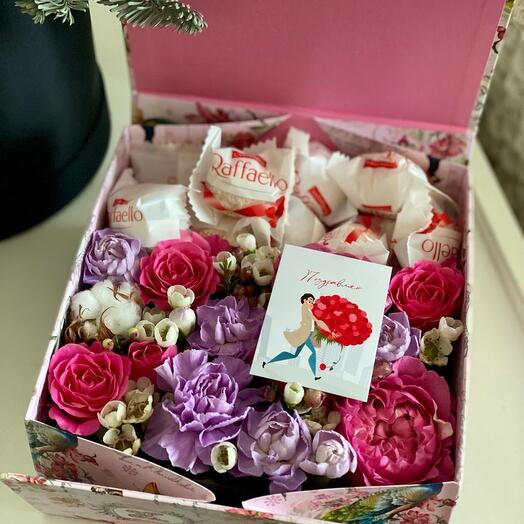 Caja dulce con Raffaello