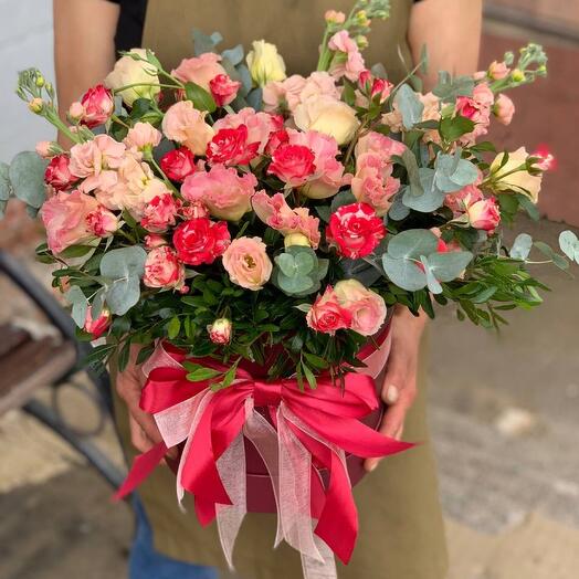 Цветы в коробке (А230)