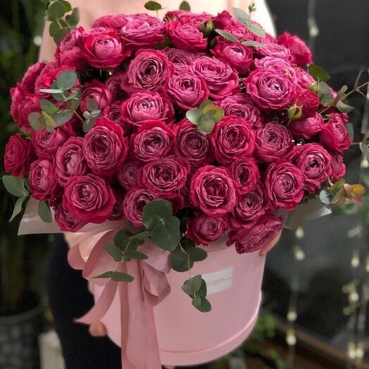 Flowers in a box "Chic"