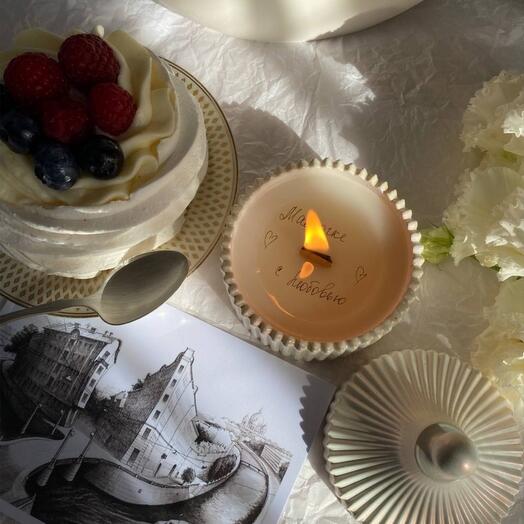 Аромасвеча с посланием