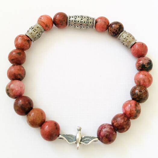 Pulsera de Rodonita Ternura