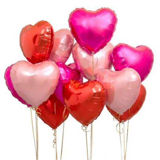 Hearts of color mix pink