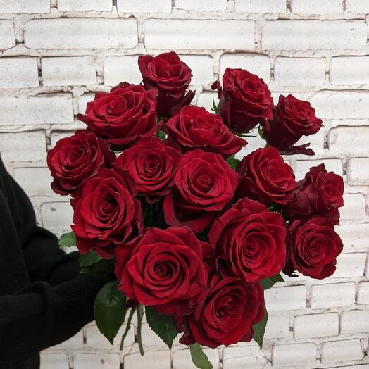 Mono de 15 rosas Burdeos altas